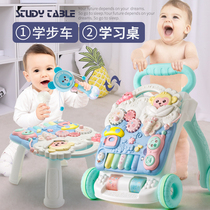 Baby walker trolley Children learn to walk multi-function anti-rollover 1 year 7-18 months 6 baby walker