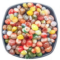 Nanjing Yuhua stone raw stone fleshy paving fish tank decoration natural color small stones multicolored stone pebbles