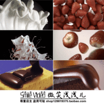 Milk Strawberry Nut Cream Chocolate Cake Creative Advertising Creative Video High-definition Video Material