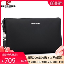 Pilkadan handbag mens leather clutch business fashion handbag Cowhide Korean version of the hand bag clip bag