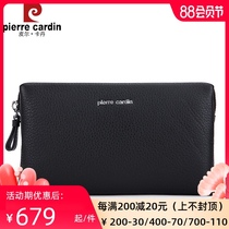 Pilkadan handbag mens leather business clutch Soft first layer cowhide clutch Casual clutch Trendy mens bag