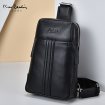 Pilkardanhead cow leather mens chest bag genuine leather inclined satchel men and women available damp packets soft cow leather single shoulder cross
