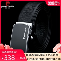 Pilkadan mens belt leather automatic buckle business cowhide soft new belt mens Korean version of the pants tide