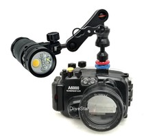 Diving camera waterproof shell Hot and cold shoe seat extended butterfly clip assembly