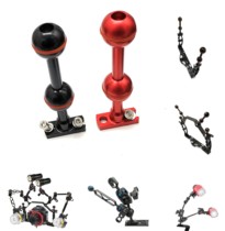 Multifunctional diving shell bracket handle ball head base underwater flashing light filling flashlight ball joint seat