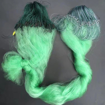 Boat green wire 1 5 meters 2 meters 3 meters high 100 meters long Three-layer fishing net Fishing net sticky net Fishing wire mesh hanging net sinking net