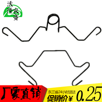 Jiujiu Wolong greenhouse greenhouse accessories lead spring eight-character hook pressure film line hook hot galvanized double hook