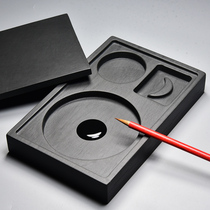 Intangible cultural heritage Anhui She inkstone square with natural original Stone Inkstone inkstone Mohai Laokeng calligraphy special high-grade 4-inch 5-inch 7-inch 8-inch inkstone four treasure student inkstone small kingpin inkstone inkstone clearance