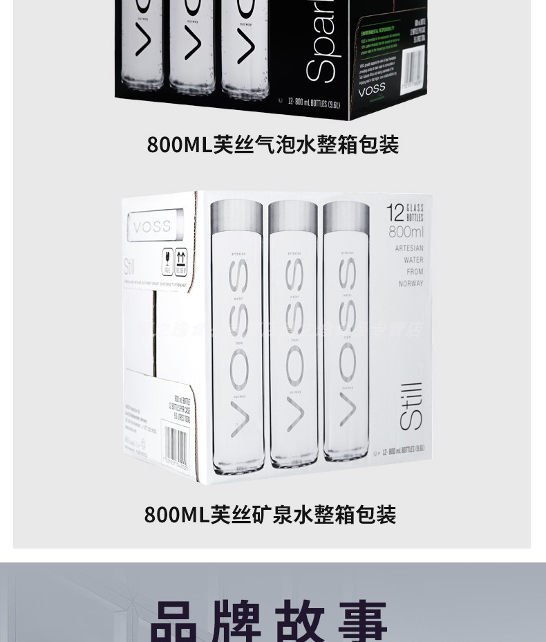 挪威原瓶进口voss /芙丝天然矿泉水介绍