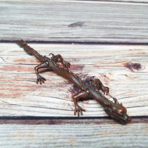 Su working hand made solid bronze dragon pen holder pen shelving paper date style retro bronze dragon pendulum piece tea darling copper worm factory price direct sale