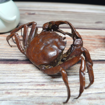 Soulful solid copper Yokosuka Crab Tea Darling Set Tea Worm Tea Play Tea Table Desk desk Bonsai Pendulum at a special price