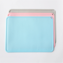 Pet silicone spill-proof placemat Non-slip moisture-proof waterproof Easy-to-clean Cat and dog mat Bite-resistant