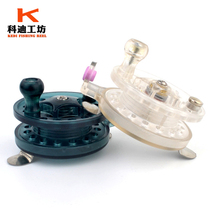 Fishing reel plastic ice fishing wheel with discharge force