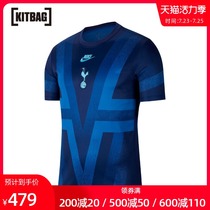 Tottenham Hotspur short sleeve pre-match T-shirt Football T-shirt Nike Blue Tottenham Hotspur short sleeve
