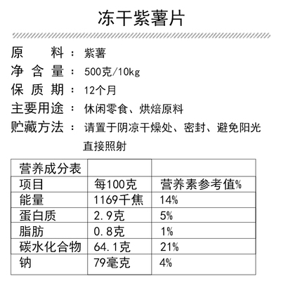35 分享 推荐理由 采用新鲜紫薯原料,低温脱水工艺,保留紫薯营养成分