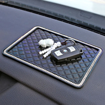 Car non-slip mat Car inner silicone high temperature resistant car instrument center console perfume decoration mobile phone storage mat