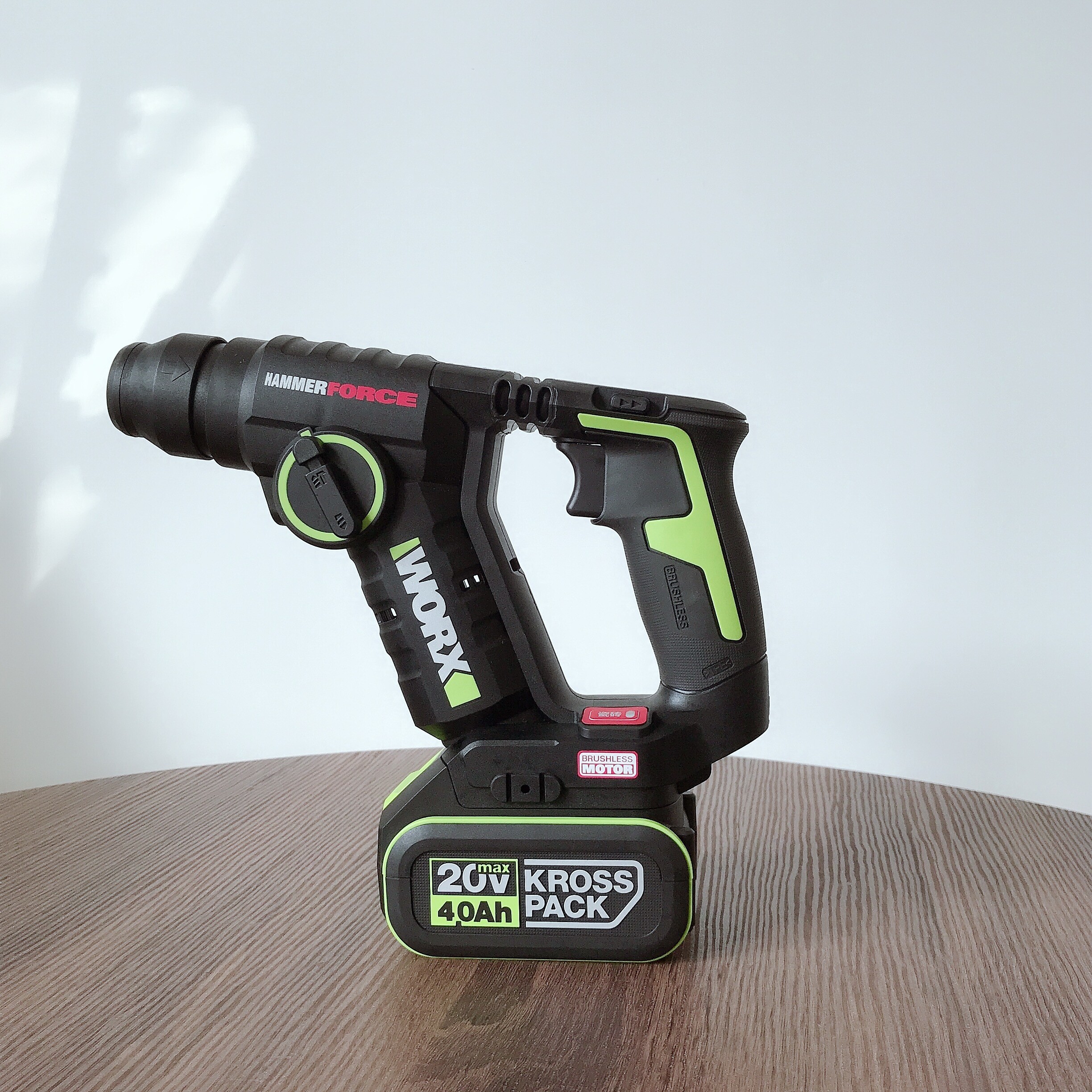 专业级电锤还能双功能威克士真是精品