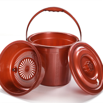 Household tea bucket plastic bucket tea residue bucket tea bucket waste water bucket tea table drainage Kung Fu tea set small tea bucket