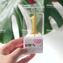 BITEOLOGY DIGITAL candles can only be purchased together with cakes or desserts and a single shot will not be shipped