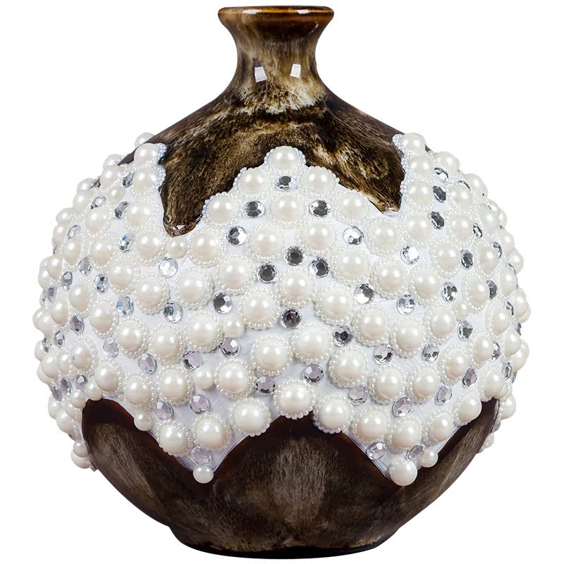 Jingdezhen ceramic pearl pomegranate new sitting room of Chinese style household study creative furnishing articles furnishing articles adornment ornament