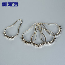Jiayi chrome metal adhesive hook shower curtain adhesive hook accessories