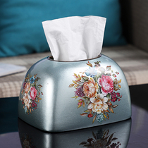 Paper Towel Box Pendulum pieces Living room Drawing Paper Napkins Creative Ceramics Eurostyle Style Dining Table Light Lavish Tea Table Ins paper pumping