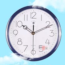 Polaris childrens room silent clock Bedroom simple fashion living room wall clock Baby 9 inch small quartz clock