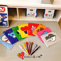 South Korea purchased BT21 notebook TATA notepad picture book blank page drawing book A5 size