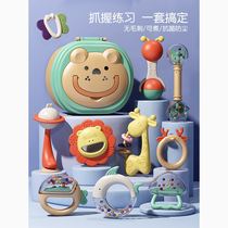 Korean baby hand rattle toy 0 to 1 year old educational early education chewable teether for newborns 3 to 6 months old