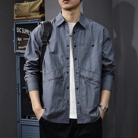 2025 spring mountain outdoor zipper pocket casual jacket for men American retro texture loose long sleeve shirt
2025 spring mountain outdoor zipper pocket casual jacket for men American retro texture loose long sleeve shirt