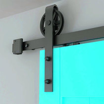 American barn door hanging rail large wheel type sliding door sliding door partition door kitchen bedroom door hardware slide rail