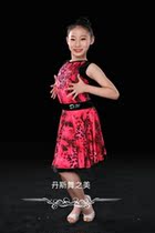 Girls star Latin dance jumpsuit competition performance suitable for class uniform school uniform long BAO WEN fight eucalyptus