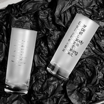 Nordic minimalist glass ins Wind high temperature frosted water Cup couple Cup Cup beverage cup creative juice cup