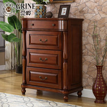 Solid wood chest cabinet storage cabinet American country chest cabinet bedroom cabinet locker retro chest chest drawer chest chest chest chest