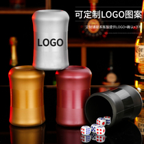KTV Dice Dice Ram Upscale Suit Rocking Son Bar Creative Personality Screen Flush straight cylinder Custom LOGO