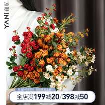 Nordic in simulation flower fake fixture drawing room dining room decorated flower with bouquet room desktop flower interpolation