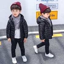 Short anti-season clearance children light and thin down cotton clothes boys and girls Middle and big children childrens treasure childrens clothing autumn and winter coat