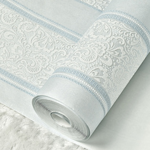 3D three-dimensional stripe wallpaper European luxury living room bedroom non-woven wallpaper living room TV background wallpaper thickened