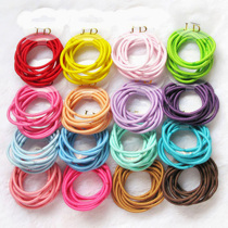 Korea JD no seams do not hurt hair candy color base Hairband rubber band Baby Baby Baby hair accessories headwear