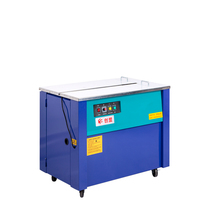 Chuangmeng CM-H Semi-automatic high and low table baler PP belt buckle free carton packaging strapping machine plastic belt baler