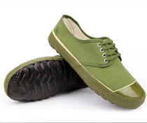 Labor shoes working shoes Mens rubber shoes International soft rubber bottom folk ground wear anti-slip and breathable lacing working shoes female