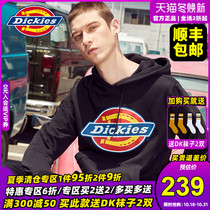 Dickies hooded sweater men and women couples dress Tide brand printing cotton loose hoodie New f