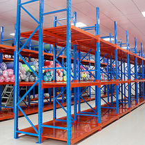 Storage shelf storage shelf storage shelf storage steel frame express shelf can be customized