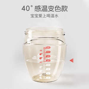 ppsu儿童水杯宝宝幼儿园喝水杯子吸管两用夏天外出携带婴儿学饮杯