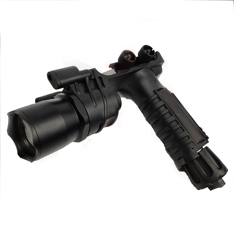 户外金属战术手电握把 900a一体强光氙灯握把电筒水弹改装配件