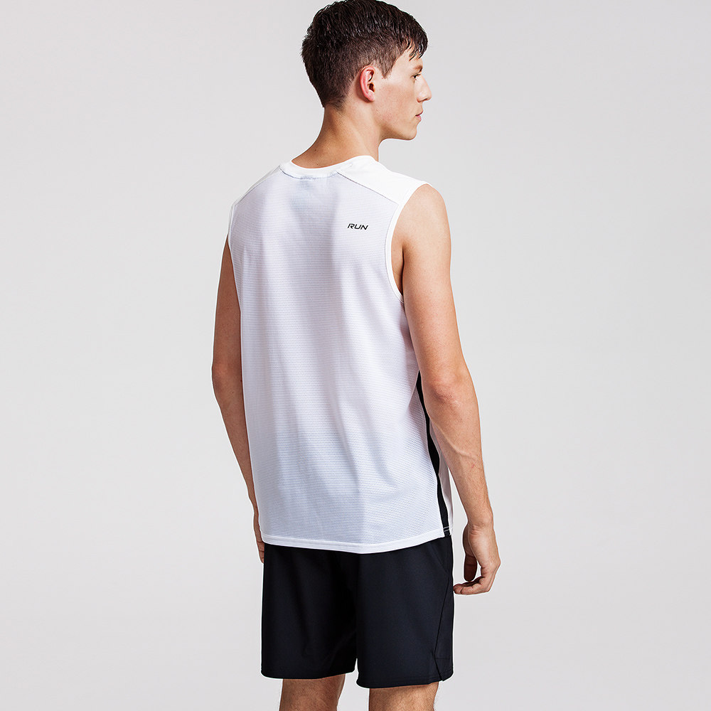 descente迪桑特运动背心 男子速干跑步运动背心d8323rst22