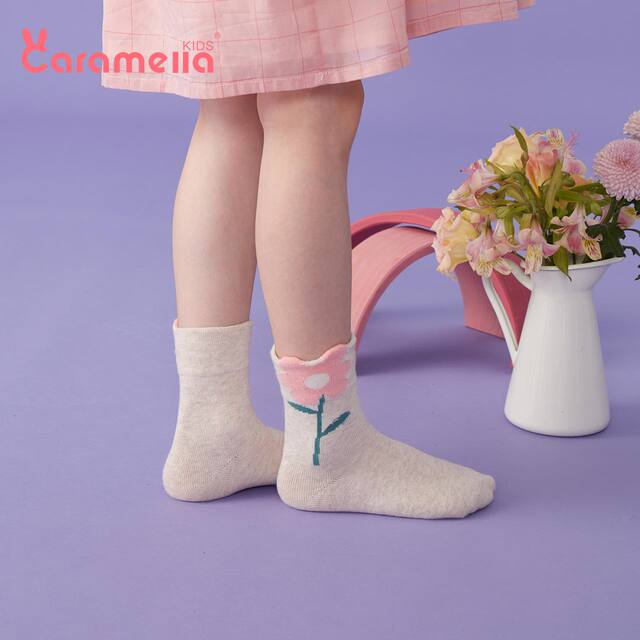 caramella ພາກຮຽນ spring ແລະດູໃບໄມ້ລົ່ນ socks ເດັກນ້ອຍຝ້າຍບໍລິສຸດພື້ນ socks ເດັກຍິງ socks ຖົງຕີນເດັກນ້ອຍ socks ເດັກເກີດໃຫມ່ socks