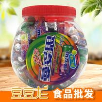 Mantoth Mini Canned Chewing Inflatable Sugar 1000g Large Canned (100) Mix