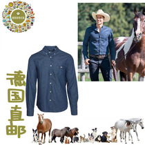 German Direct Mail Mens riding shirt equestrian wear-resistant comfortable sweat-absorbing Cotton