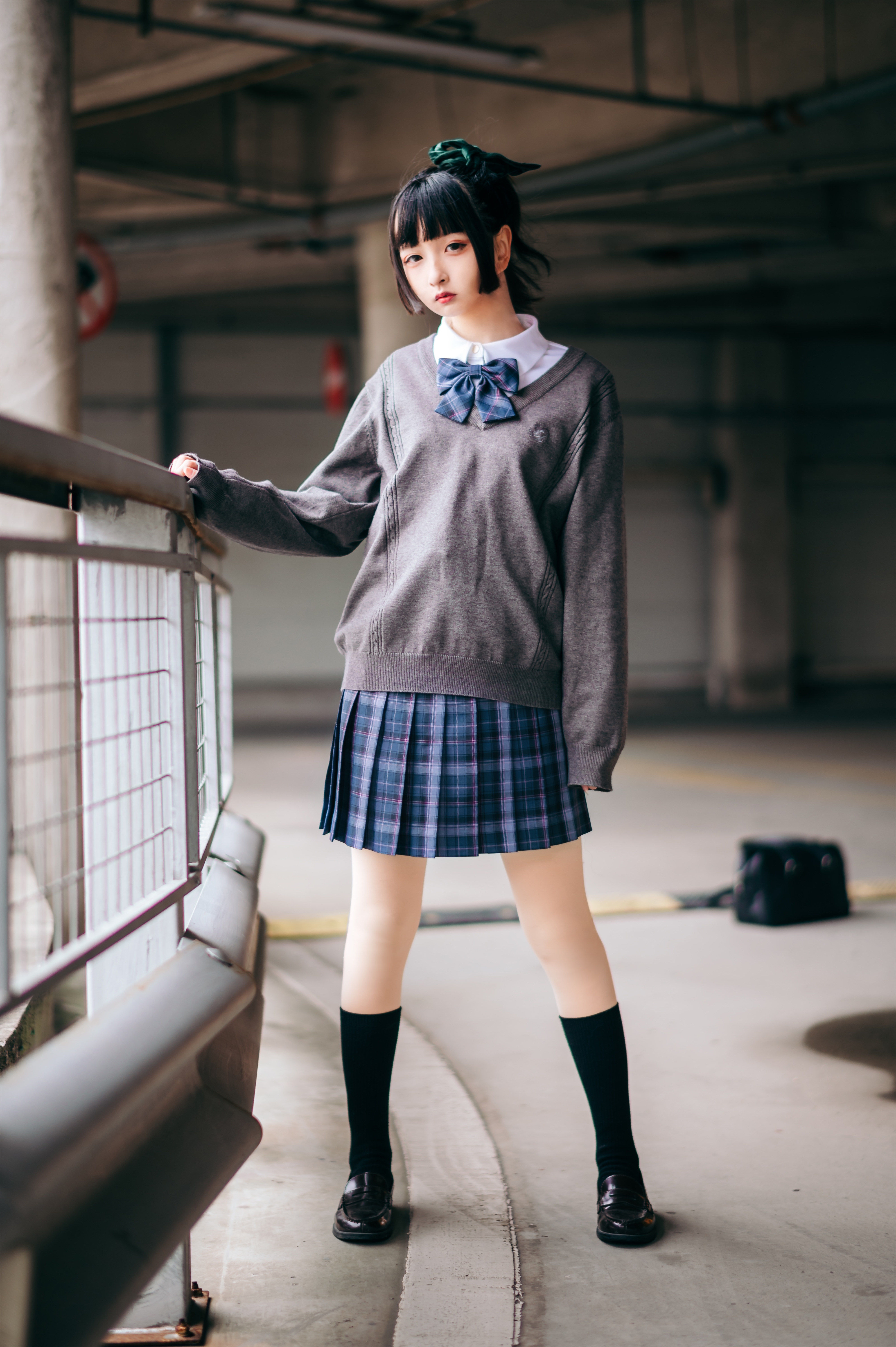 【暗度南楼】日落之下 原创格裙 jk制服 定金页面